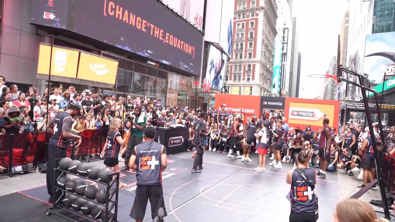 Video thumbnail for The Essentia Supercharged Court at Times Square 6.