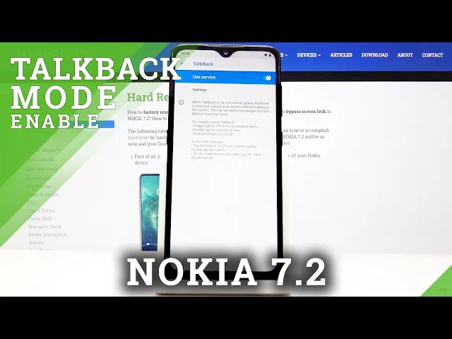 Video thumbnail for How to Disable Talkback in NOKIA 7.2 – Turn Off Screen Reader