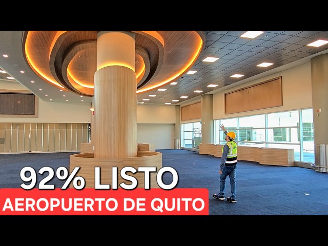 Video thumbnail for ¡92% de AVANCE! Así va la MEGA ampliación del Aeropuerto de QUITO ✈️ | ¿Listo para 2025?