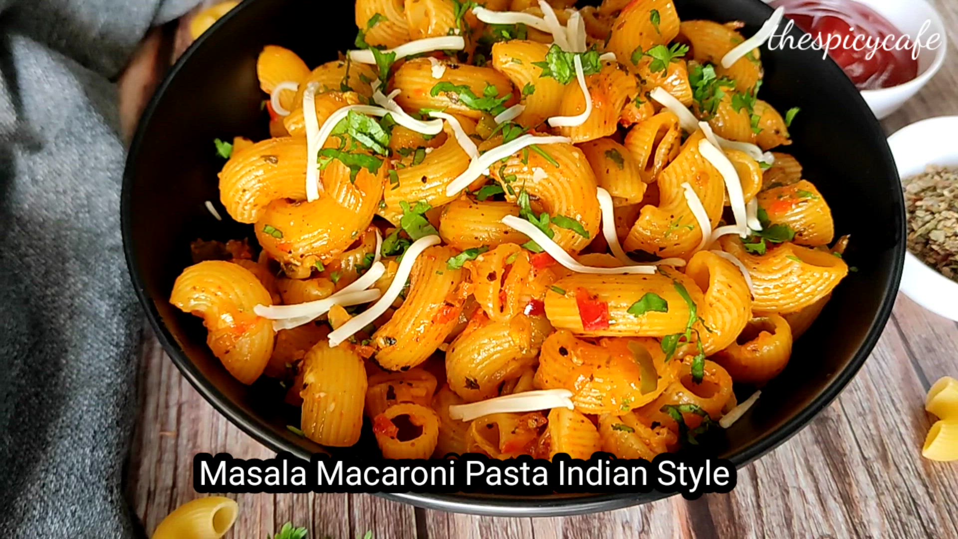 Video thumbnail for Masala Macaroni Pasta Indian Style