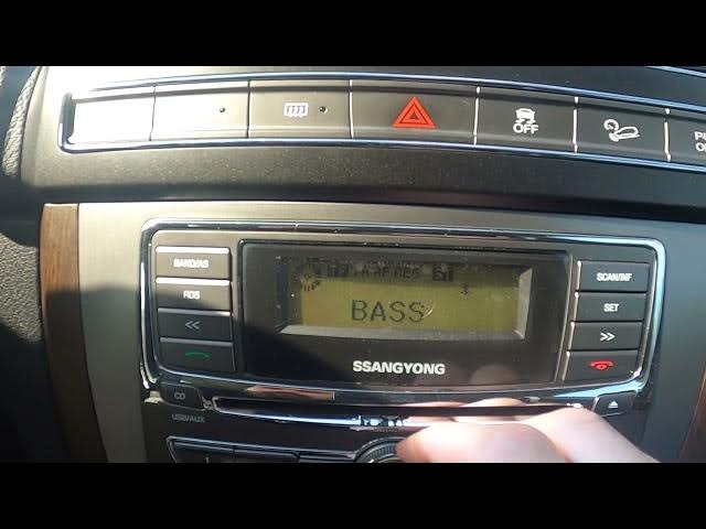 Video thumbnail for How to Enter and Manage Radio Equalizer in Ssangyong Rexton III ( 2012 – 2016 )