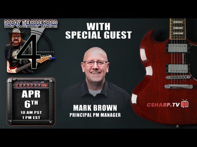'Video thumbnail for Rockin’ The Code World with dotNetDave ft. Mark Brown - Ep. 100'