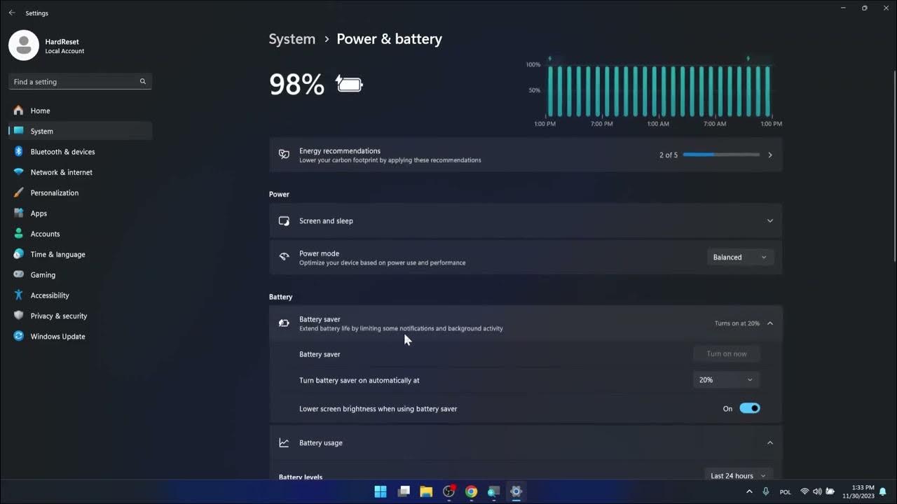 Video thumbnail for How to Customize Power Settings in Windows 11 for Optimal Performance