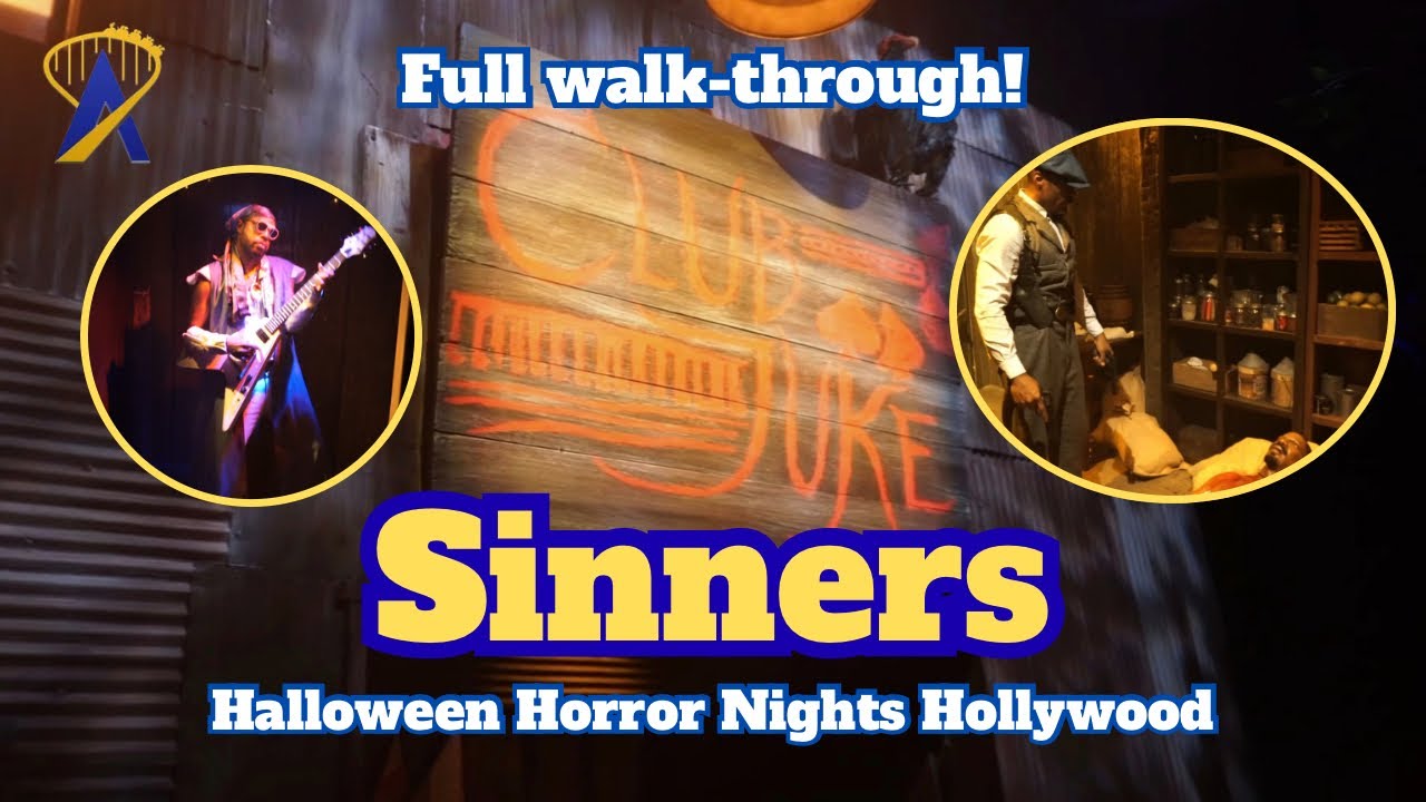 Video thumbnail for Sinners Haunted House Walkthrough - Halloween Horror Nights Hollywood