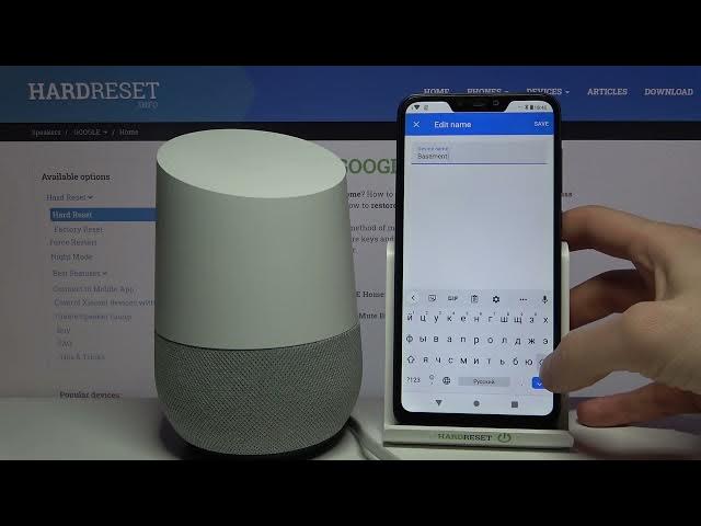 Video thumbnail for How to Rename GOOGLE Home Speaker?