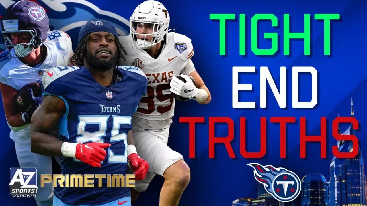 Video thumbnail for a to z sports nashville: titans tight ends analysis: whyle, helm & chig's contract year