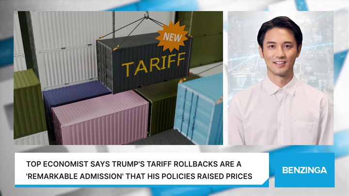 Video thumbnail for Top Economist Says Trump's Tariff Rollbacks Are A 'Remarkable Admission' That His Policies Raised Prices