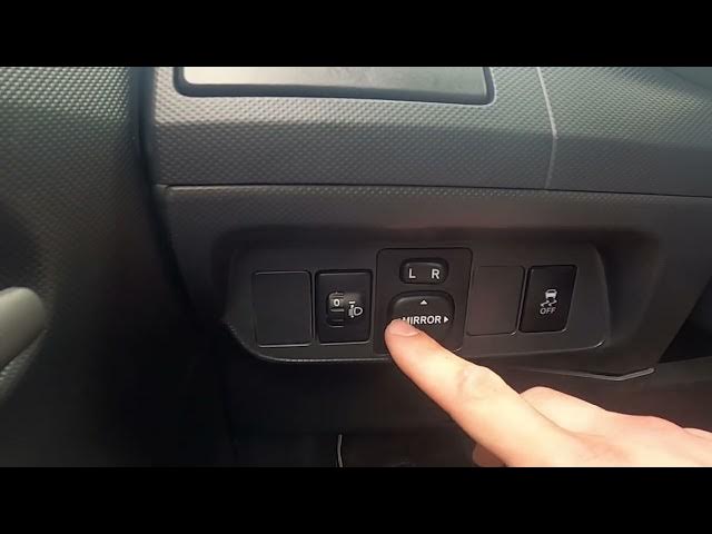 Video thumbnail for How to Adjust Side Mirrors in Toyota Auris I ( 2006 – 2013 ) - Change Side Mirrors Position