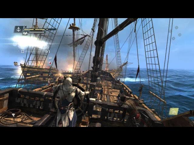 Video thumbnail for Assassin's Creed IV: Black Flag - Plunder Frigate After Intense Battle, Add To Kenway's Fleet