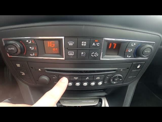 Video thumbnail for How to Change Radio Source in Citroen C5 III ( 2007 – 2017 ) - Enable AUX or Bluetooth