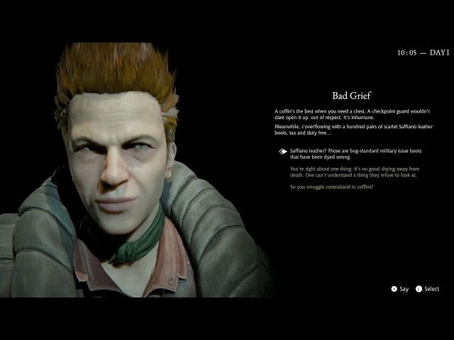 Video thumbnail for Pathologic 3 - Day 1: Meet Bad Grief and Fashionista | Dialogue Tree "Locals Believe In Shabnak"