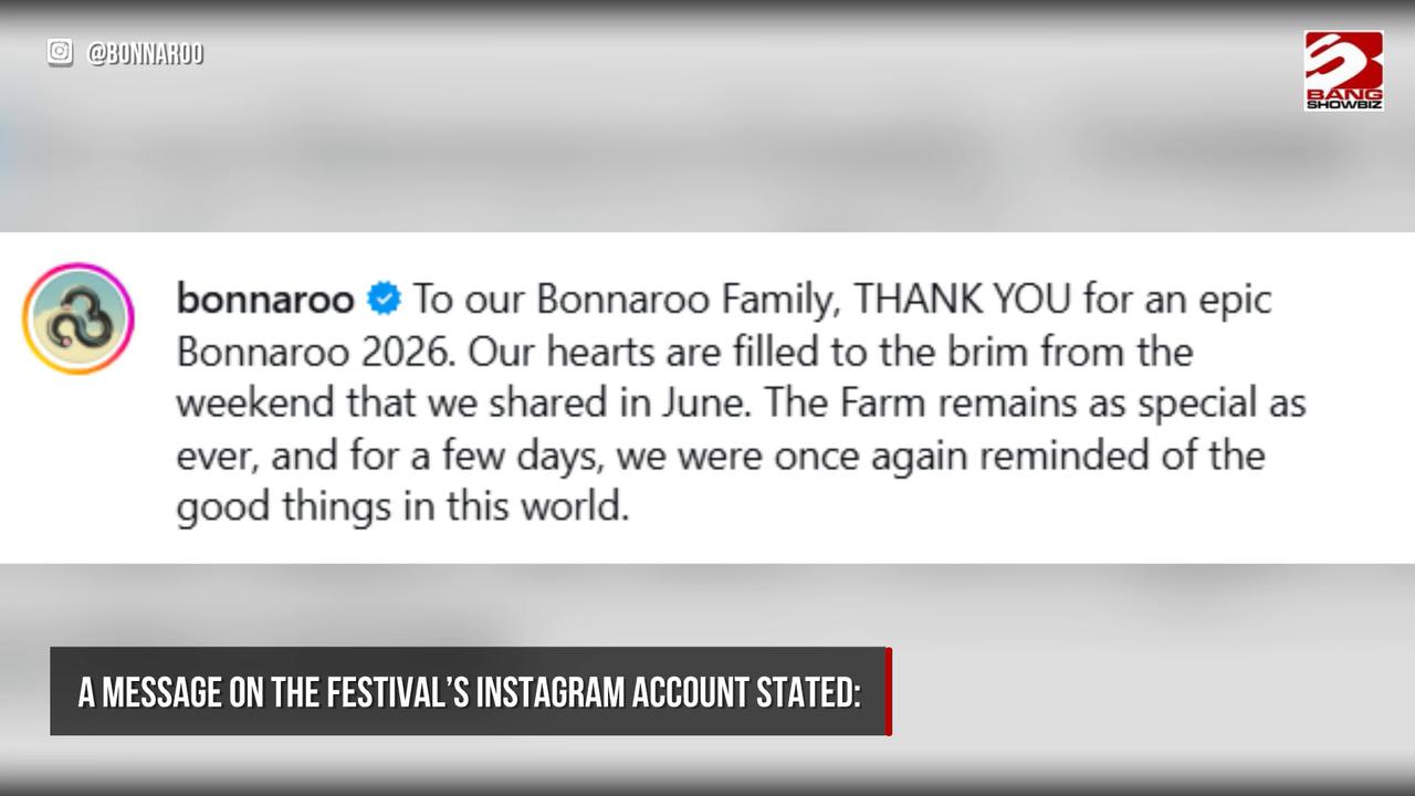 Video thumbnail for The Bonnaroo Music and Arts Festival will be taking a much-needed year off in 2027