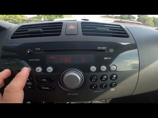 Video thumbnail for How to Enter and Manage Radio Equalizer in Suzuki Swift IV ( 2004 - 2010 )