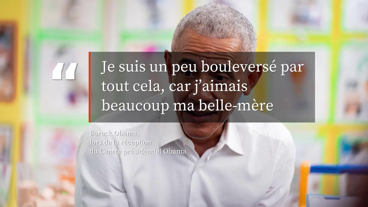 Video thumbnail for Le geste de Michelle Obama qui a fait fondre Barack Obama en larmes.
