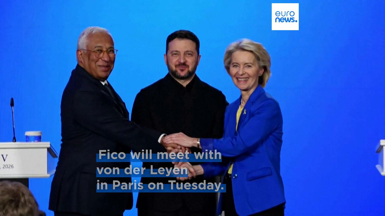 Video thumbnail for Fico warns Slovakia may block EU's Ukraine loan if Druzhba oil flows not restored