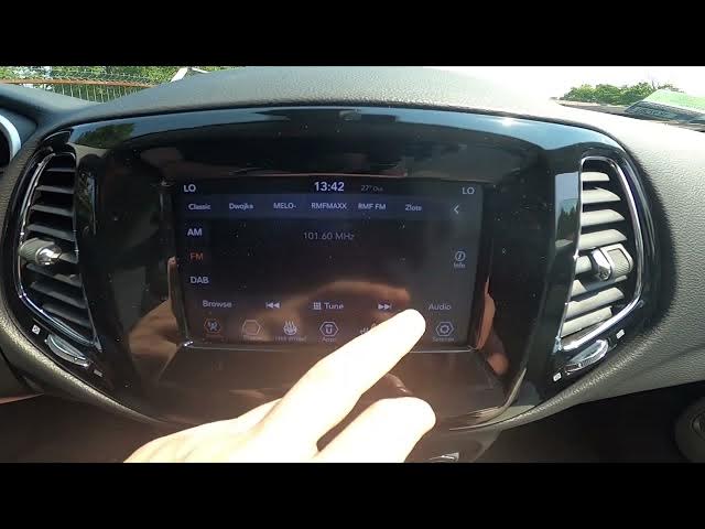Video thumbnail for How to Manually Tune Radio Station in Jeep Compass II ( 2017 - now )