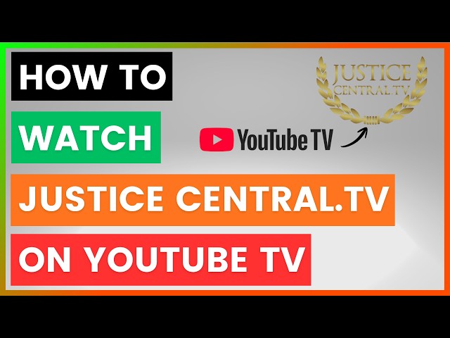 Video thumbnail for How To Watch Justice Central TV On YouTube TV? [in 2026]