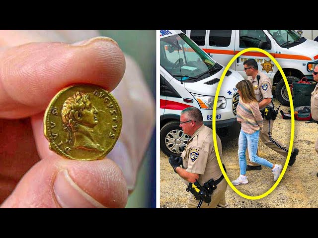 Video thumbnail for This Girl Finds 700 Year Old Coin, Years Later Cops Decide To Arrest Her