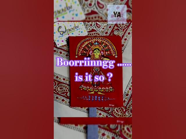 Video thumbnail for Is it boring !?🤔🤔 #crafter #devi #diy #pencilbag #painting