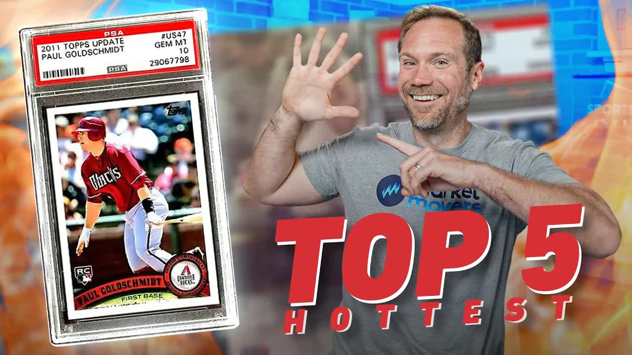 Video thumbnail for Sports Card Investor: top sports cards going up: market movers featuring baseball, basketball & tennis!