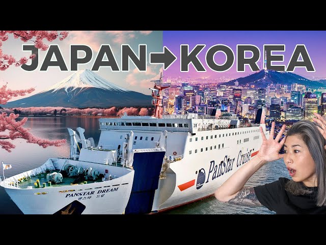 Video thumbnail for Hopping from Japan to Korea on an OVERNIGHT FERRY, The Panstar Dream!