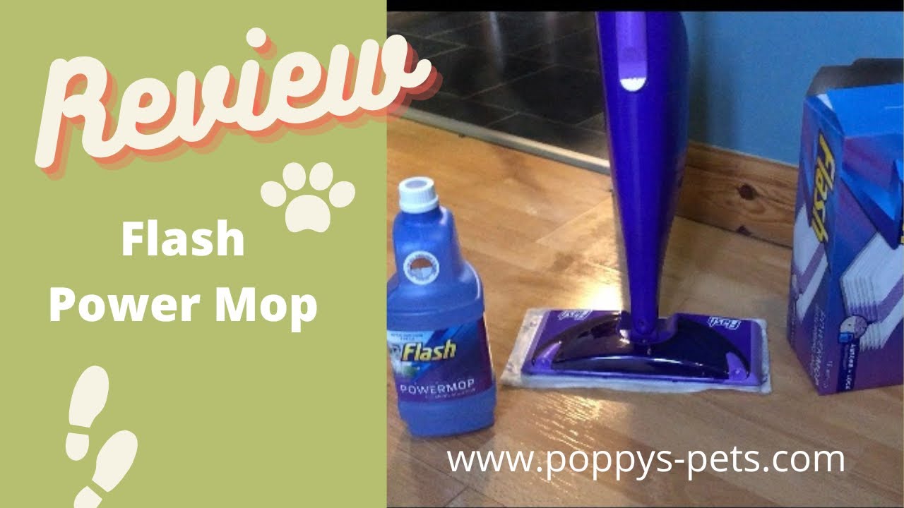 'Video thumbnail for Best Solution to Quick Clean Muddy Dog Paw & Kid's Boots Prints - FLASH  Power Mop Complete Kit'