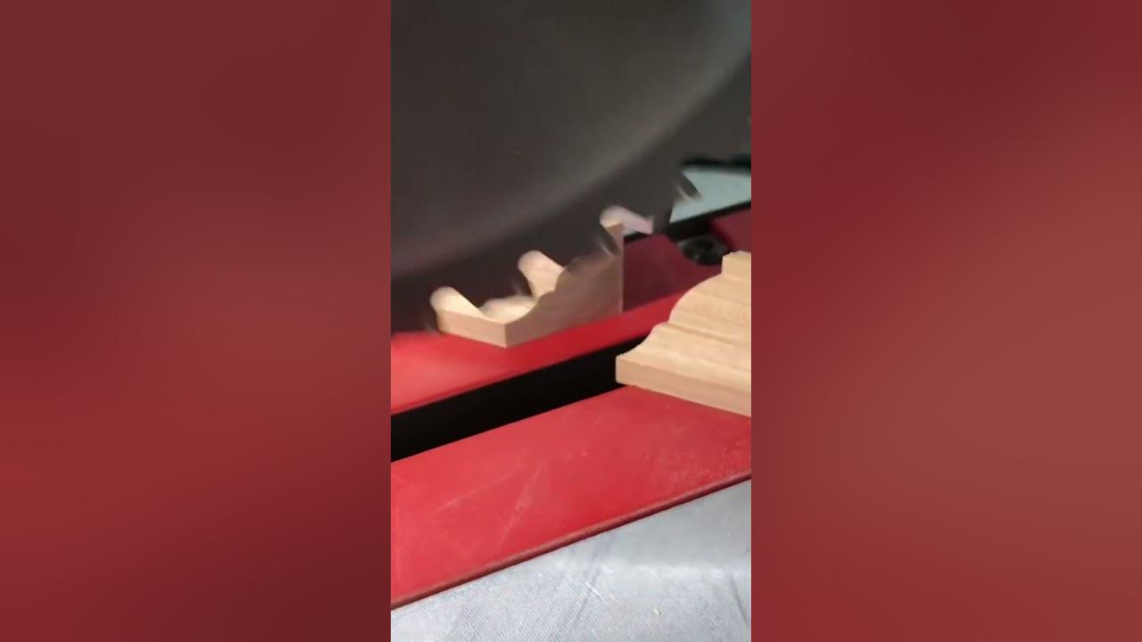 Video thumbnail for Miter Saw in Action #shorts