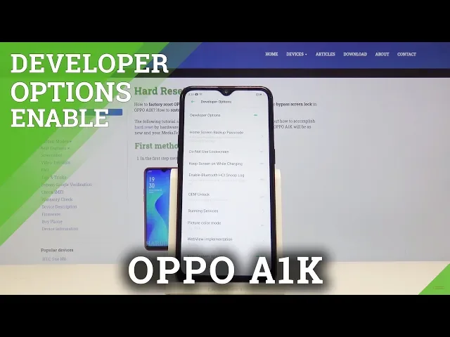 Video thumbnail for How to Allow OEM Unlock in OPPO A1K – Enable Developer Options