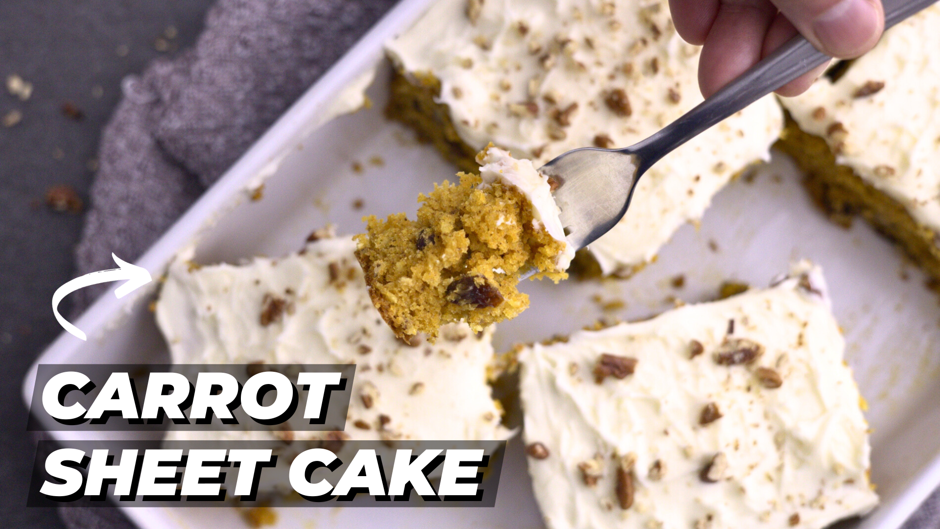 Video thumbnail for Carrot Sheet Cake: The No-Fail Cake That Always Turns Out Perfect