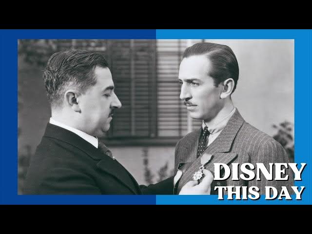 Video thumbnail for Walt Disney | DISNEY THIS DAY | January 8, 1936