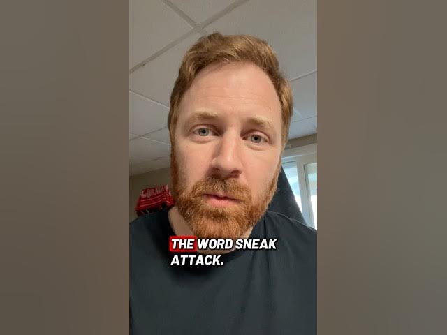 Video thumbnail for DnD Rogue players: instead of saying “sneak attack” every turn, try saying some of these