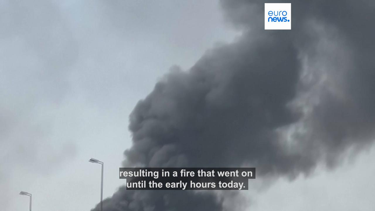 Video thumbnail for Iranian strikes hit Dubai and Abu Dhabi, damaging airport terminals and the Burj Al Arab