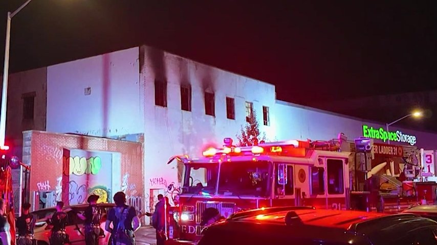 Video thumbnail for 1 firefighter hurt battling second-alarm fire inside West Farms Road commercial building