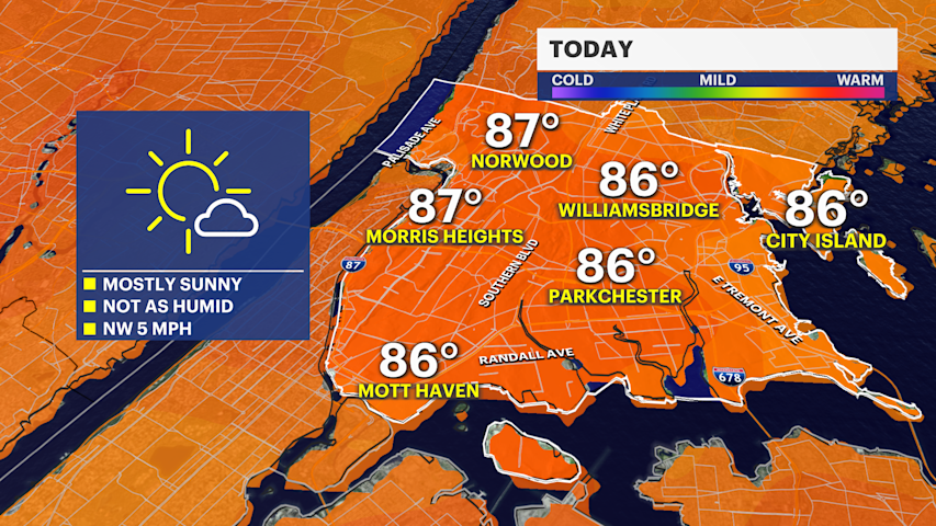 Video thumbnail for One more dry and bright day before several rain chances