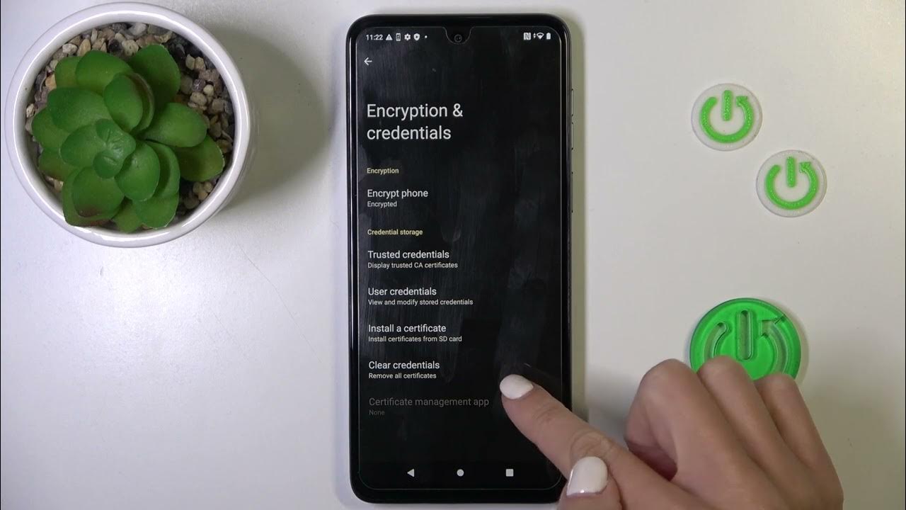 Video thumbnail for How to Clear Credentials on MOTOROLA Moto G54?