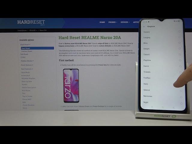 Video thumbnail for Alarm Tones in Realme Narzo 20A – Default Alarm Sounds