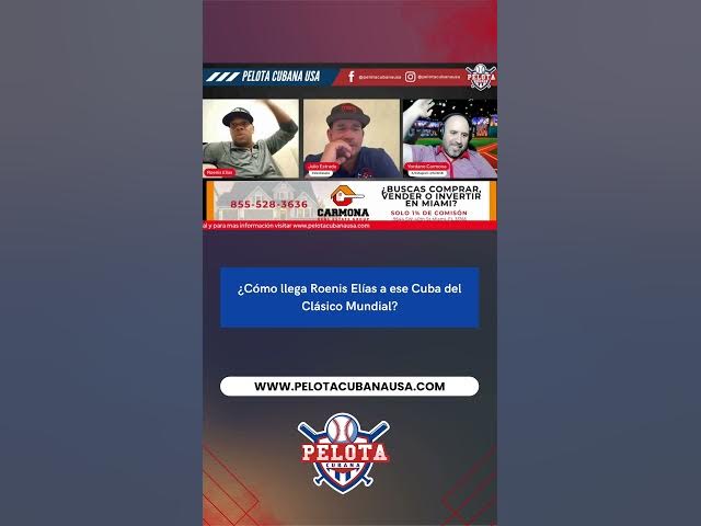 Video thumbnail for ¿Cómo llega Roenis Elías a ese Cuba del Clásico Mundial?