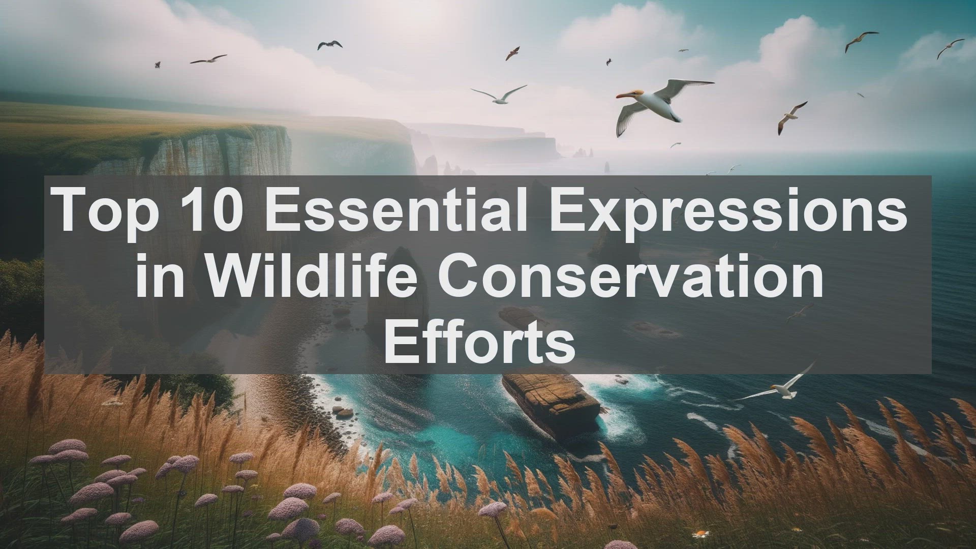 'Video thumbnail for Top 10 Essential Expressions in Wildlife Conservation Efforts'