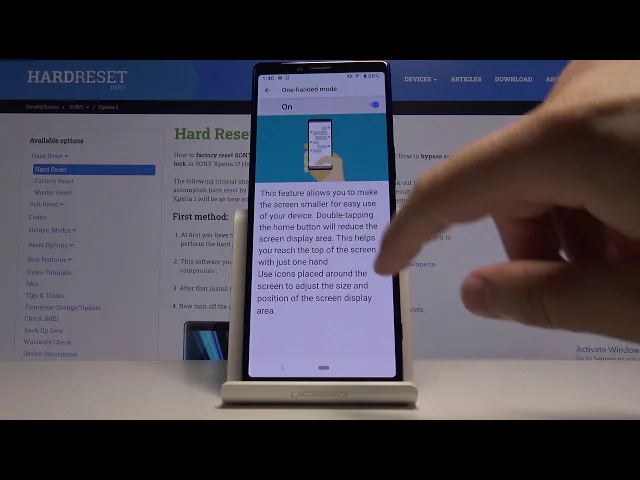 Video thumbnail for How to Activate One Handed Mode in SONY Xperia 1 –Make Screen Smaller