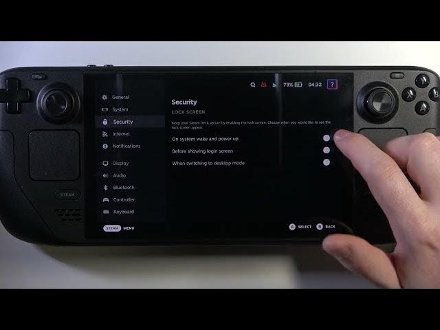 Video thumbnail for How To Manage Security Lock Screen On Steam Deck OLED
