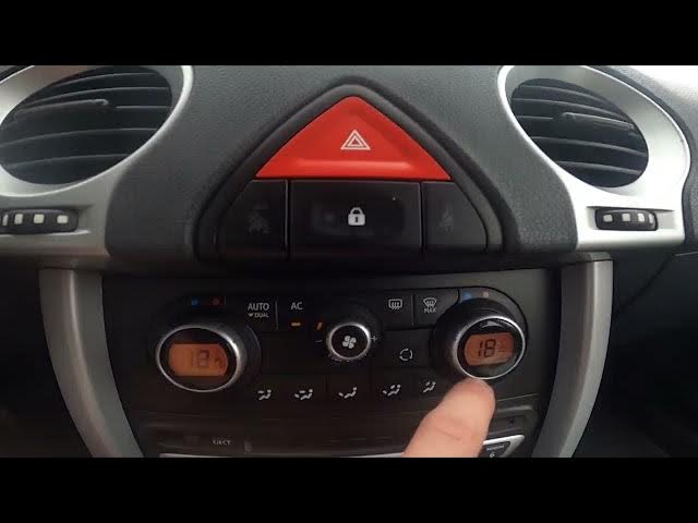 Video thumbnail for How to Turn Maximum Front Windshield Airflow On or Off in Renault Koleos I ( 2008 – 2015 )