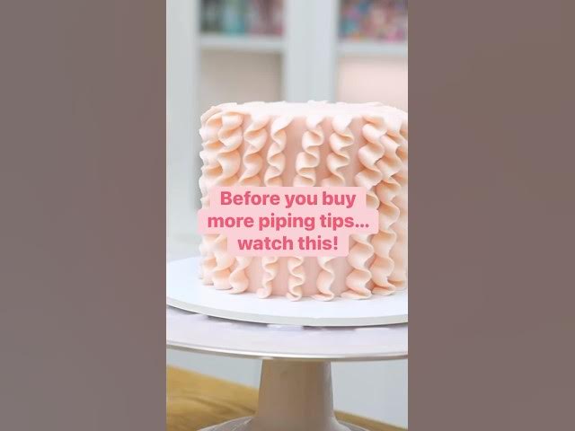 Video thumbnail for You probably don’t need to buy another piping tip… a petal tip can make these 5 cake designs! #cake
