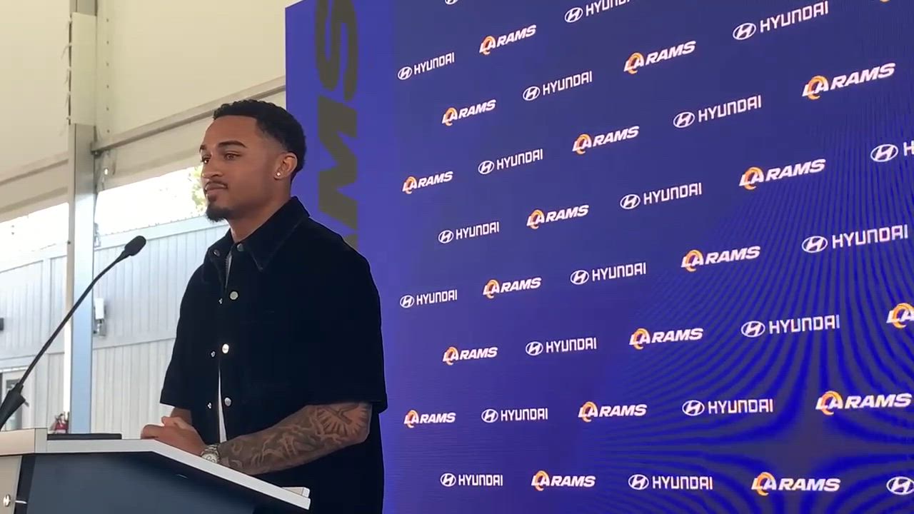 Video thumbnail for Los Angeles Rams DB Trent McDuffie on Experience, Play Style and More