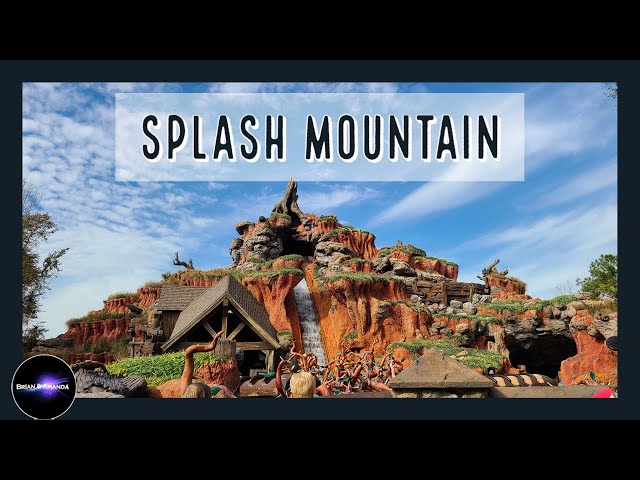 Video thumbnail for Splash Mountain Front Row POV 2021