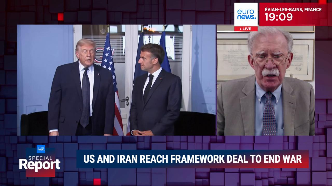 Video thumbnail for Iran 'played Trump like a violin' in deal, former national security adviser Bolton tells Euronews