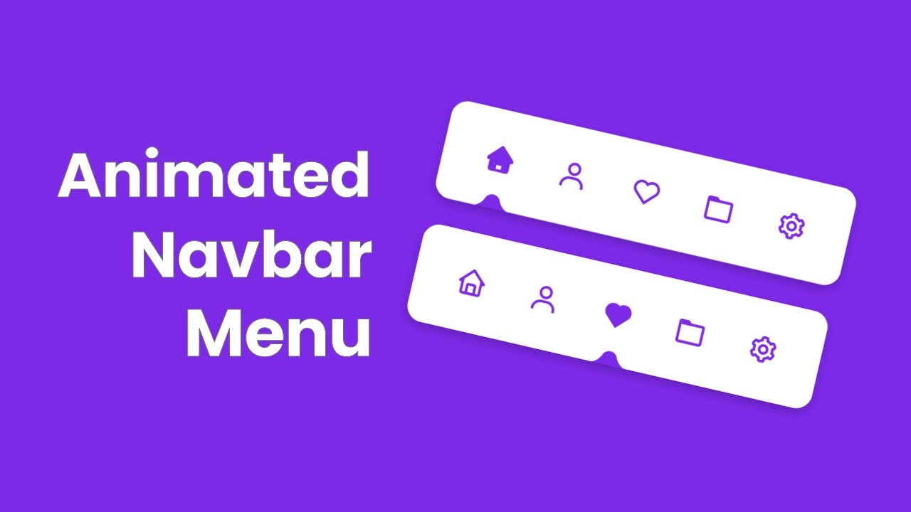'Video thumbnail for Animated Navigation Bar with Indicator using HTML CSS & JavaScript'