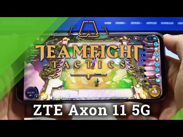 Video thumbnail for How TFT Mobile works on ZTE Axon 11 5G - Gaming Performance Checkup
