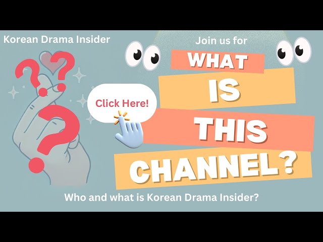 Video thumbnail for Welcome to Korean Drama Insider | K-Drama Reviews, Actor Spotlights & All the love💖 #kdrama