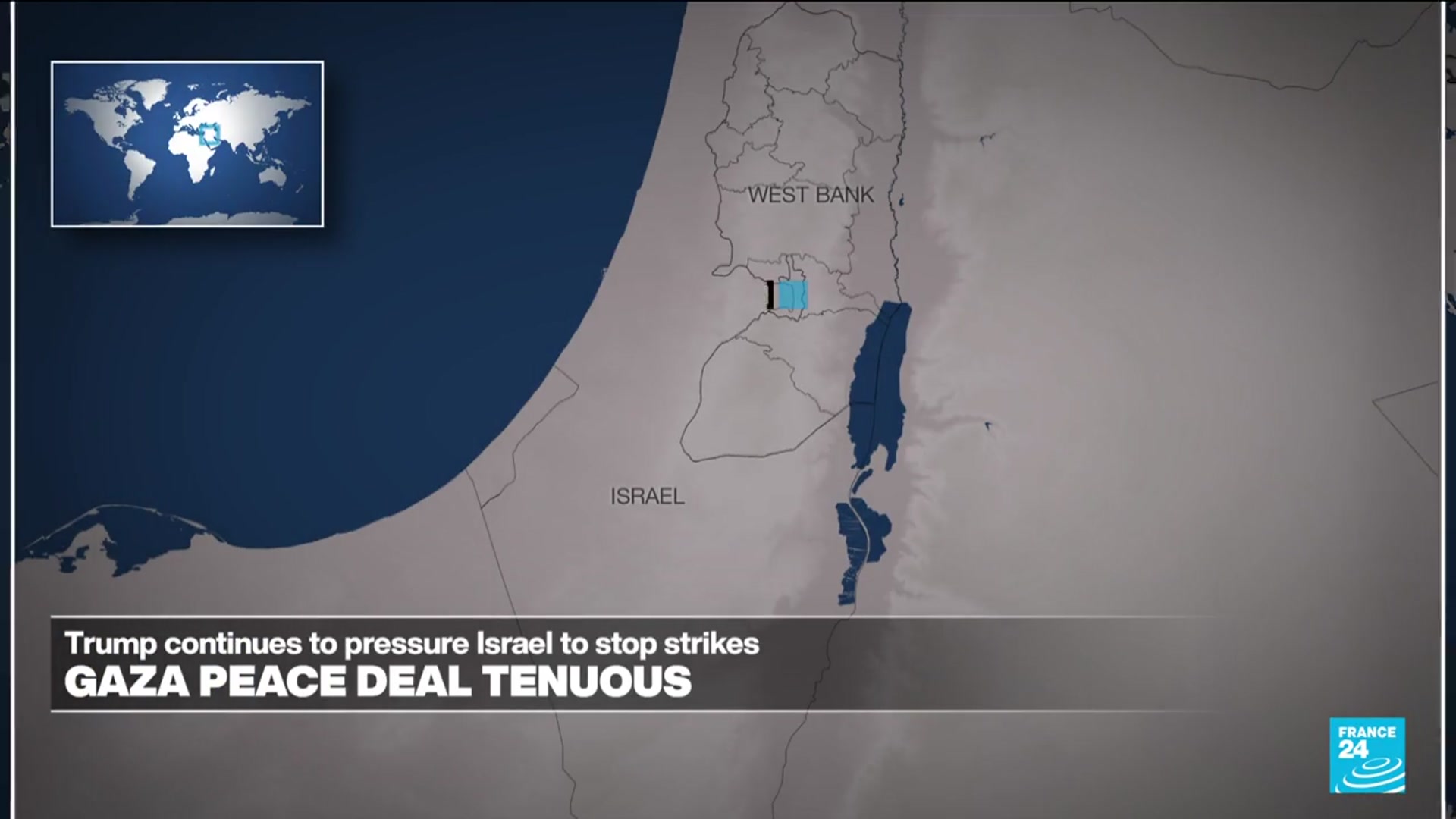 'Video thumbnail for Negotiations due in Cairo, Trump says Israel agrees to a 'withdrawal line''