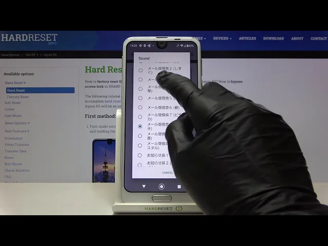 Video thumbnail for How to Change Voicemail Notification Sound on Sharp Aquos R2?